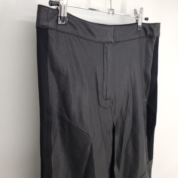 3/$25 BCBGMaxazria Faux Leather Leggings S High Rise Vegan Skinny Pants Ankle - Picture 4 of 11